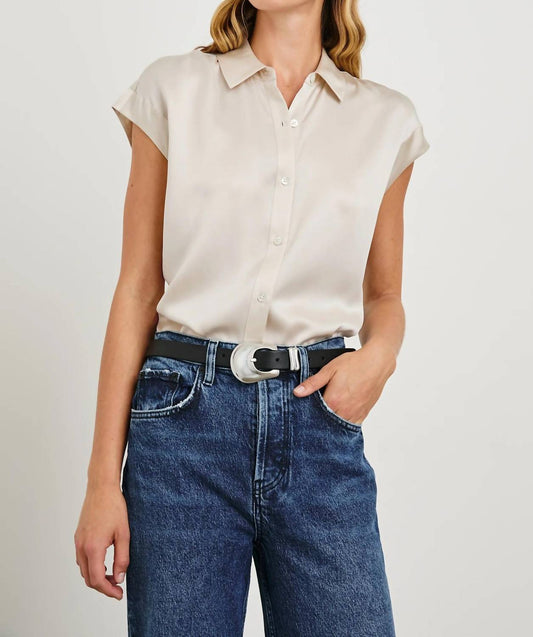 Rails - Palmer Cap Sleeve Button Down Shirt