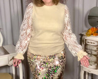 Thml - Gilded Elegance Sweater