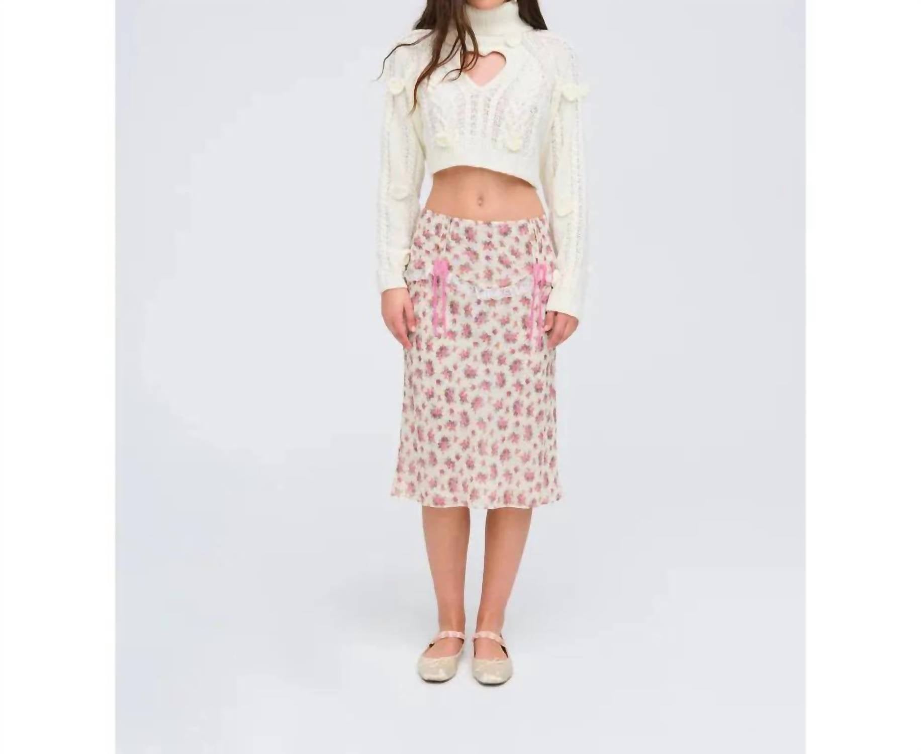 For Love & Lemons - Etienne Midi Skirt