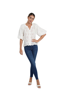 Love Token - Blake Eyelet Blouse