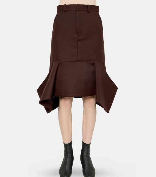 Sacai - Women's Wool Melton Skirt