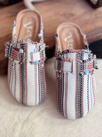 Very G - Women's Serape Basket Clog Shoes