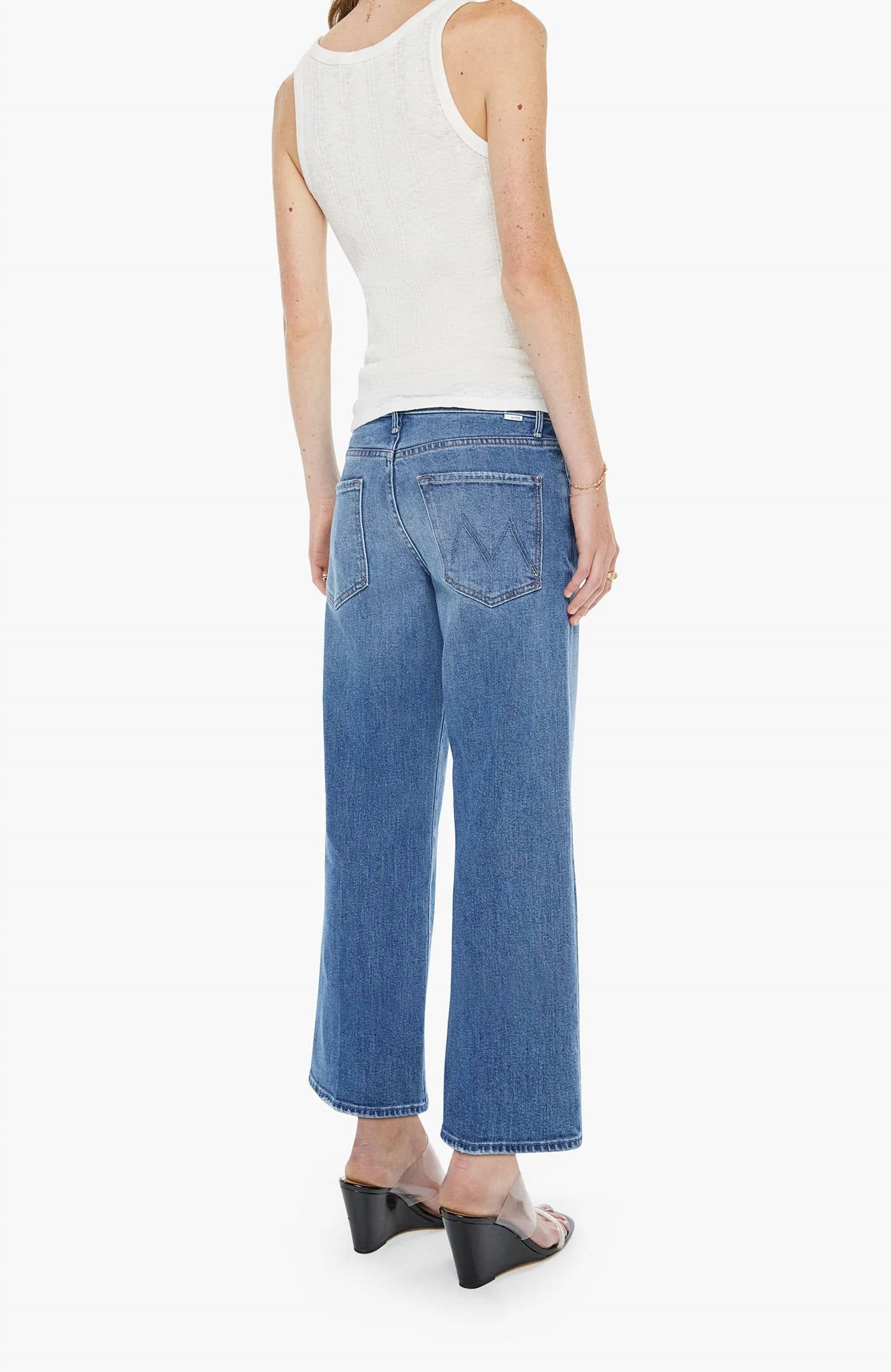 Mother - Maven Ankle Wide Leg Jeans