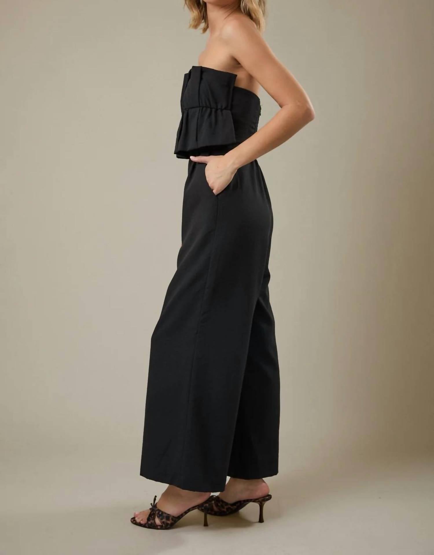 Sunday Edition - Ruffle Bodice Jumpsuit