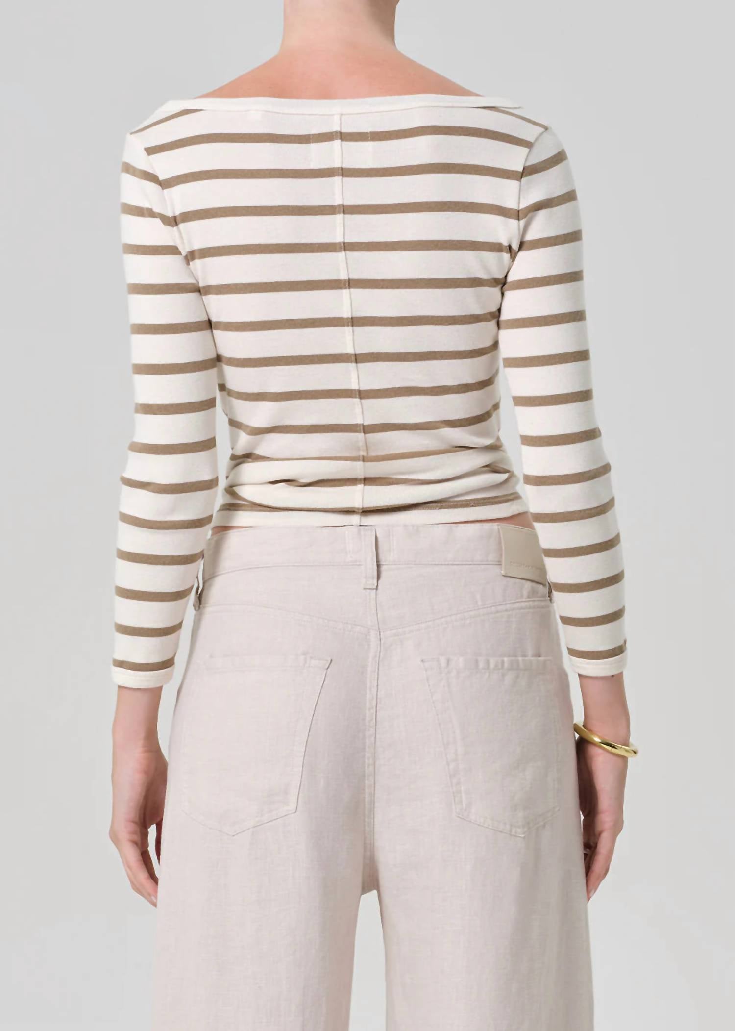 Citizens Of Humanity - Boat Neck Slim Tee