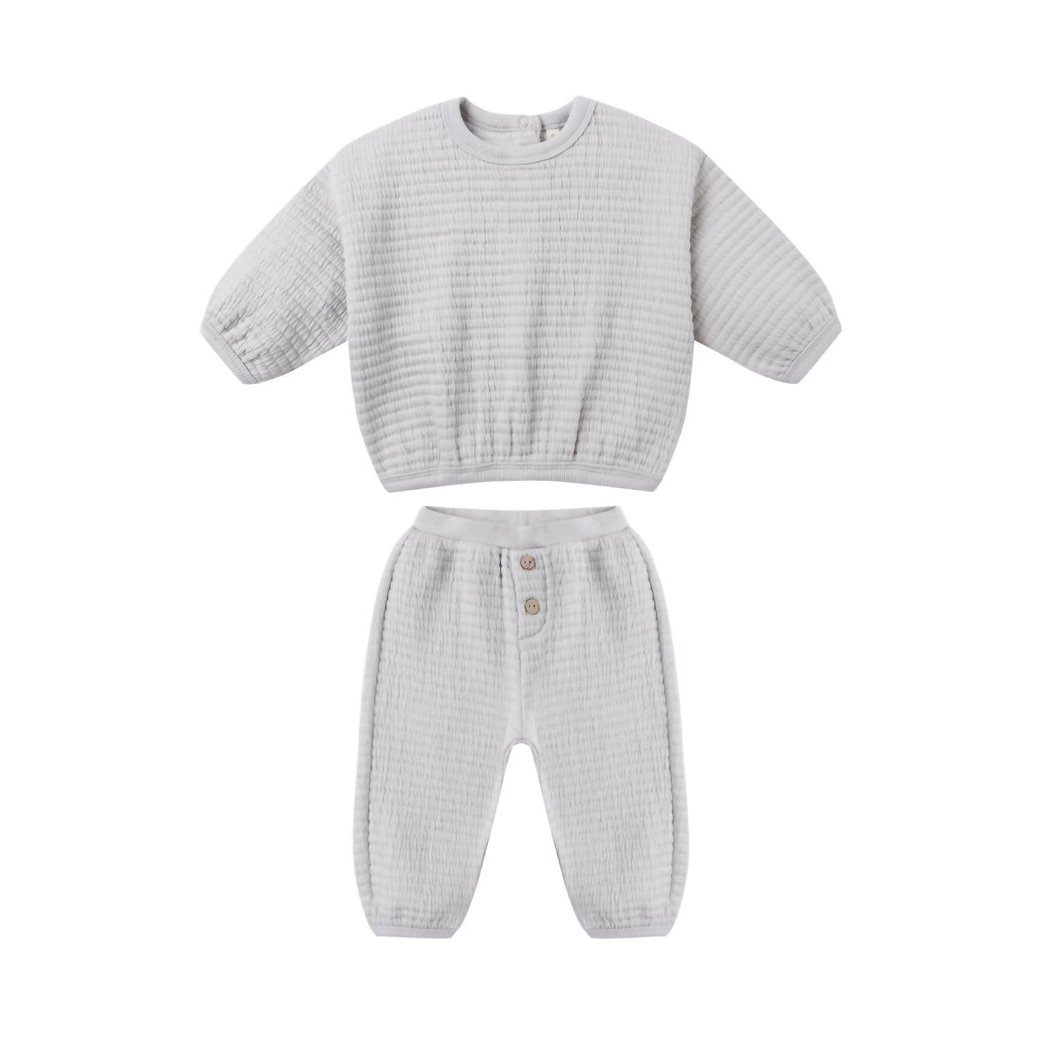Quincy Mae - Boy's Textured Sweat Set
