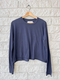 The Great. - Long Sleeve Crop Tee