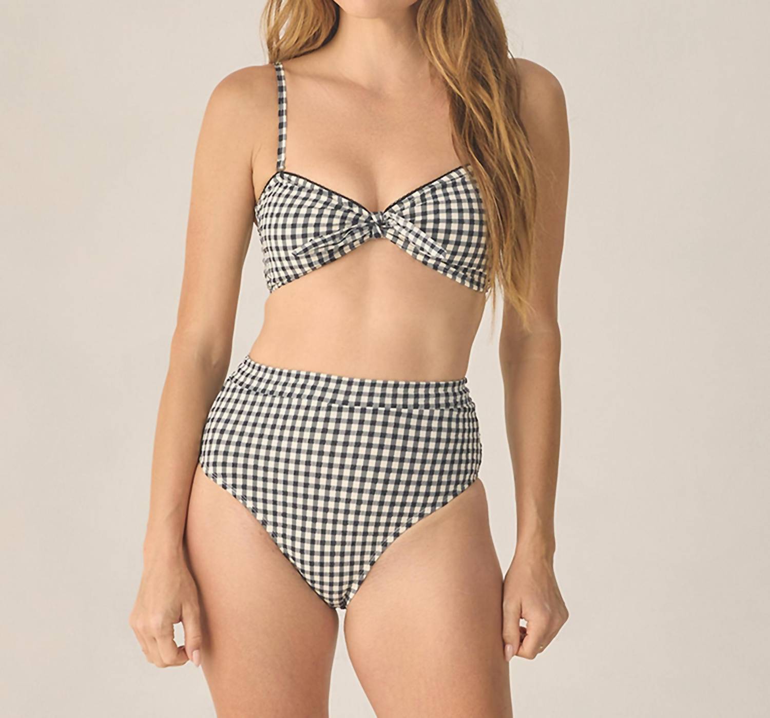 Rylee + Cru - Knotted Bandeau Bikini Top