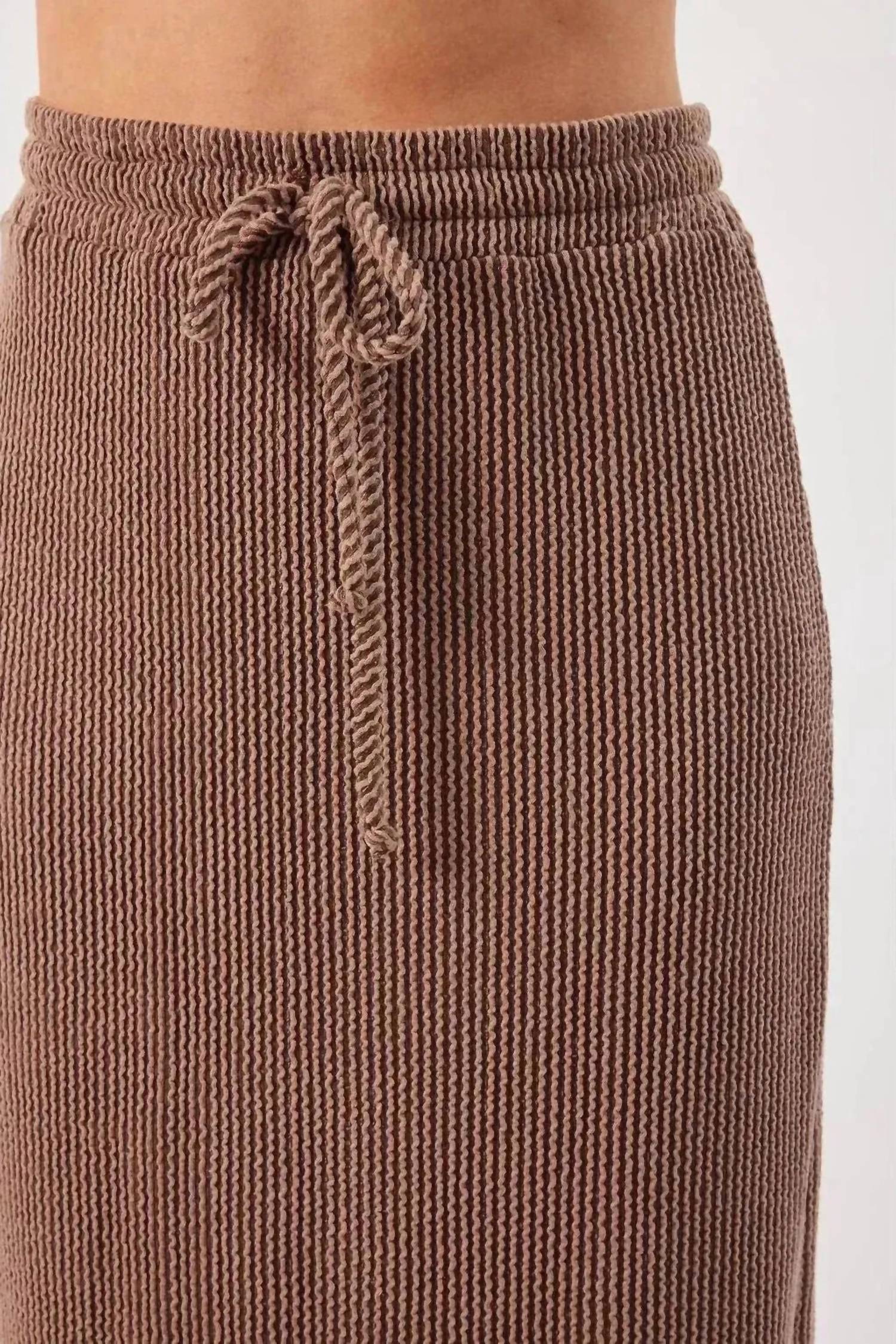 Kylie Paige - Kaya Tie Waist Midi Skirt