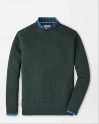 PETER MILLAR Autumn Crest Honeycomb Sweater in nordic pine - men's sweater - view 4