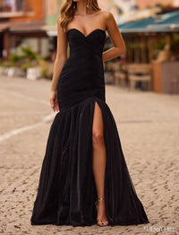 Sherri Hill - Strapless Mermaid Fit Dress