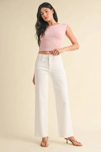 Just Black Denim - Vintage Crop Flare Jean