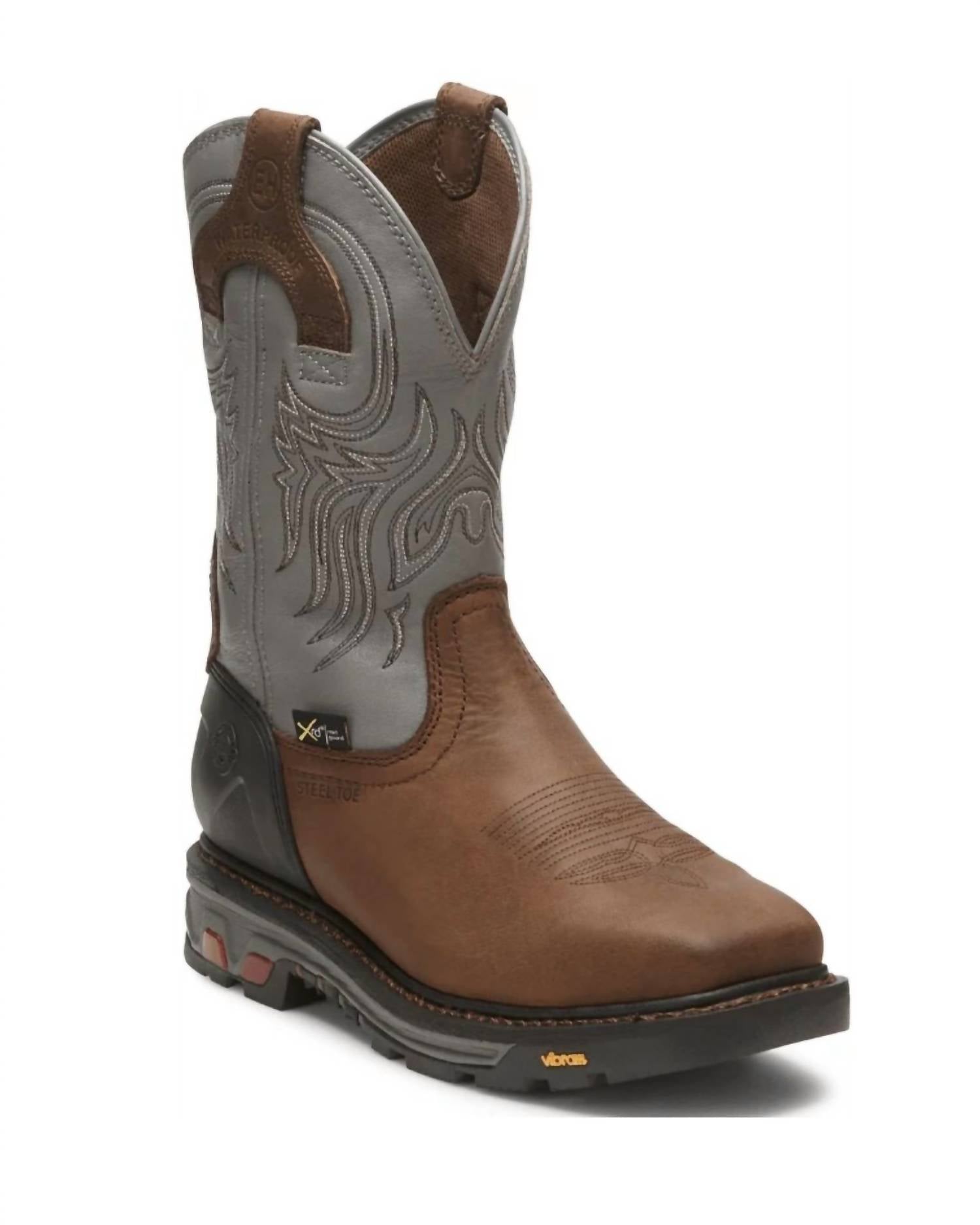 Justin - Men's Tanker Waterproof Steel Toe Work Boots