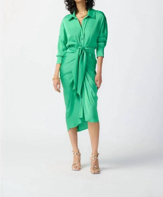 Joseph Ribkoff - Satin Shirt Dress