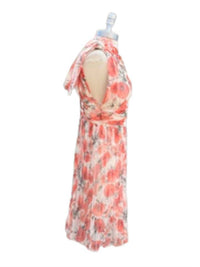 Giorgia & Johns - Women's Floral Sleeveless Dress With Bow On Shoulder