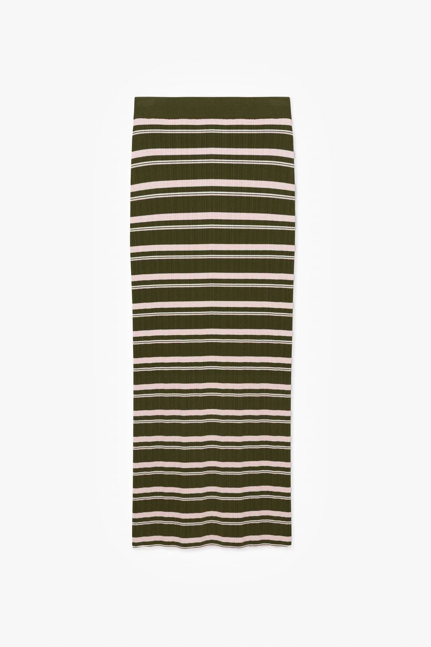 Hevron - Peony Midi Knit Skirt
