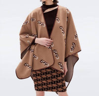 Diane Von Furstenberg - Curtis Knit Jacquard Cape