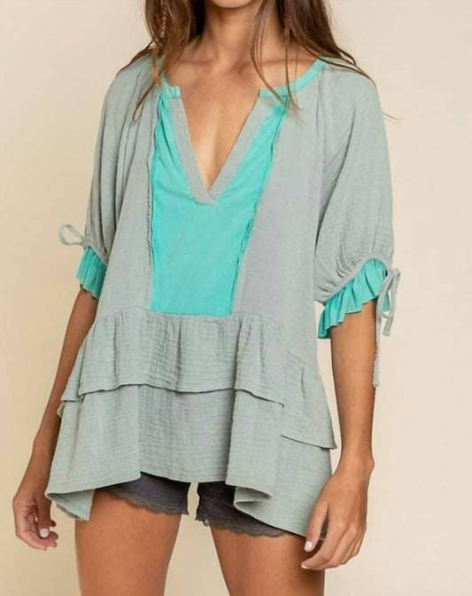 Pol - Baby Doll Tunic Top