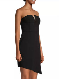 Liv Foster - Strapless Cocktail Twill Dress