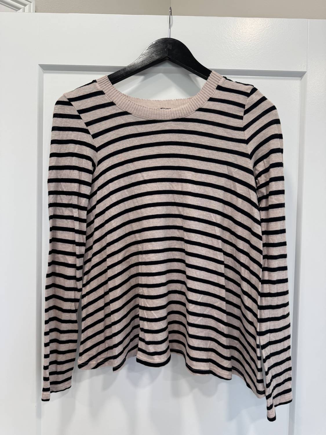 Enza Costa - Women's Cashmere Back Overlap Long Sleeve Sweater