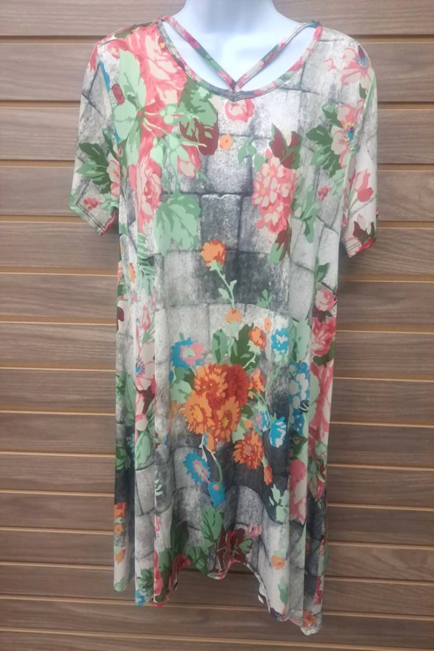 Crepas - Women's Floral Tunic
