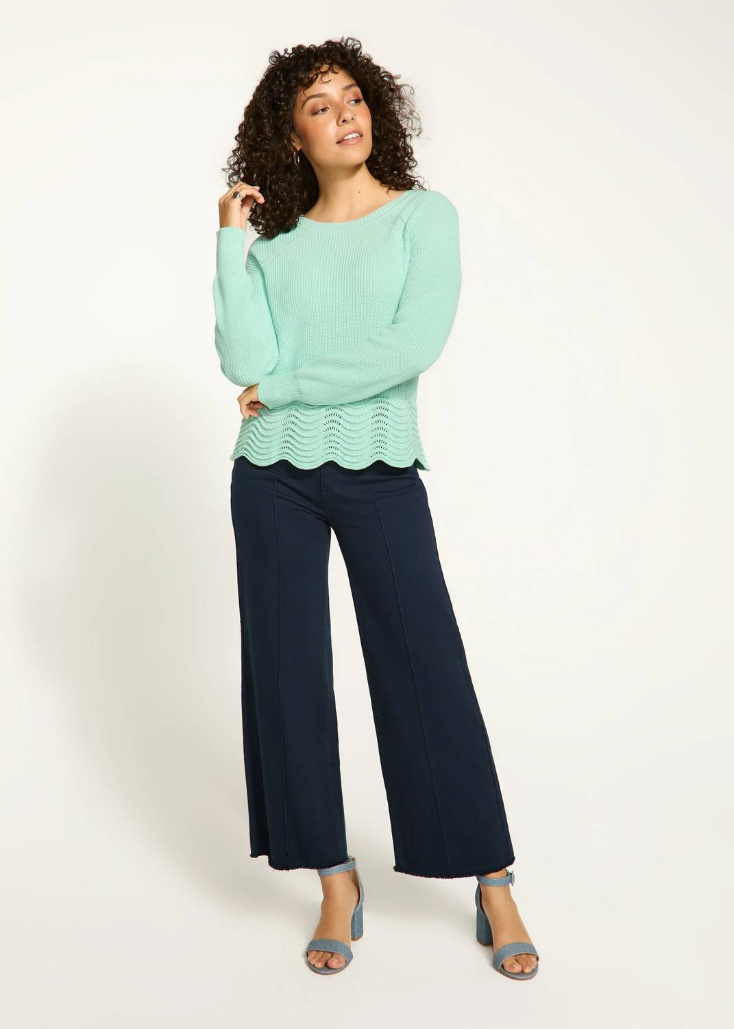 Fdj - Seallie Scalloped Hem Sweater