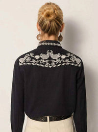 Maison Hotel - Charro Buttton Down Blouse