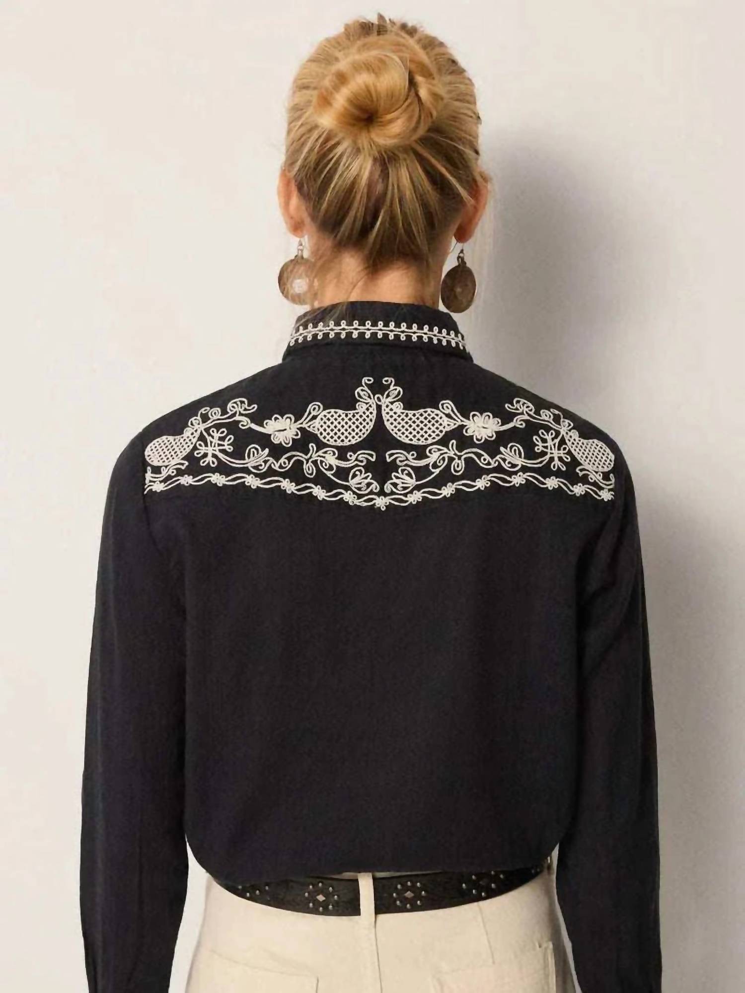 Maison Hotel - Charro Buttton Down Blouse