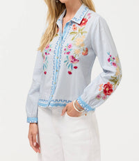 Joseph Ribkoff - ANGELA OPEN NECK SHIRT