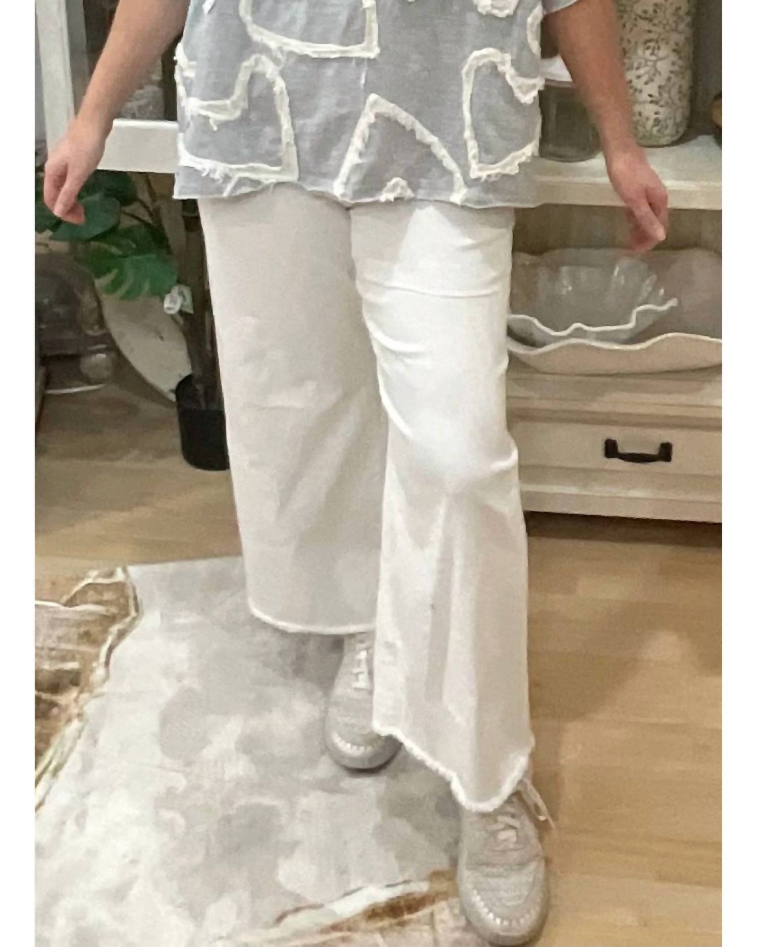 Ee:Some - Straight Leg Front Pocket Pant