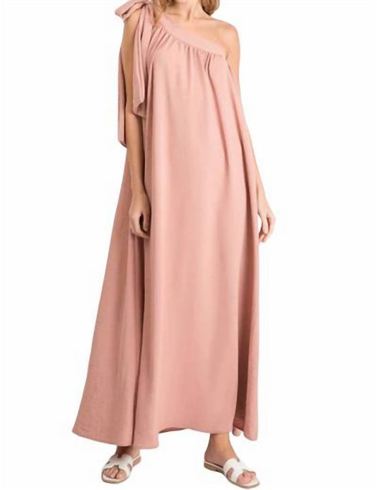 Jodifl - TIE ONE SHOULDER MAXI DRESS