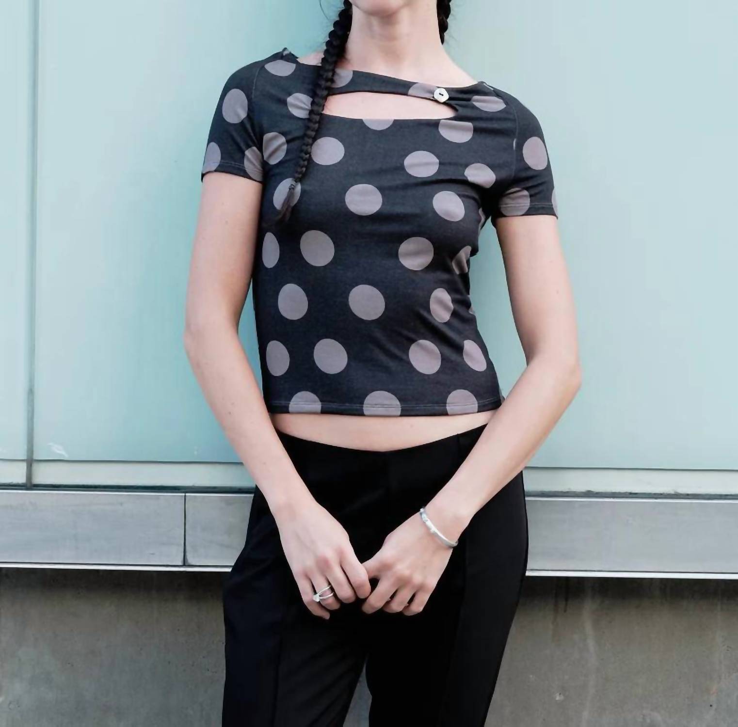 Woodrose Deli - Key Polka Dots Top