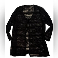 Coin 1804 - Women’s Tie Front Lace Kimono - Plus