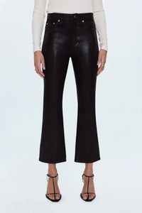 PISTOLA Lennon Pants in coated mocha - women's pants