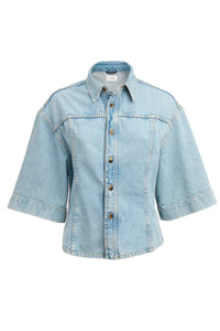 Haikure - Lilas Denim Top