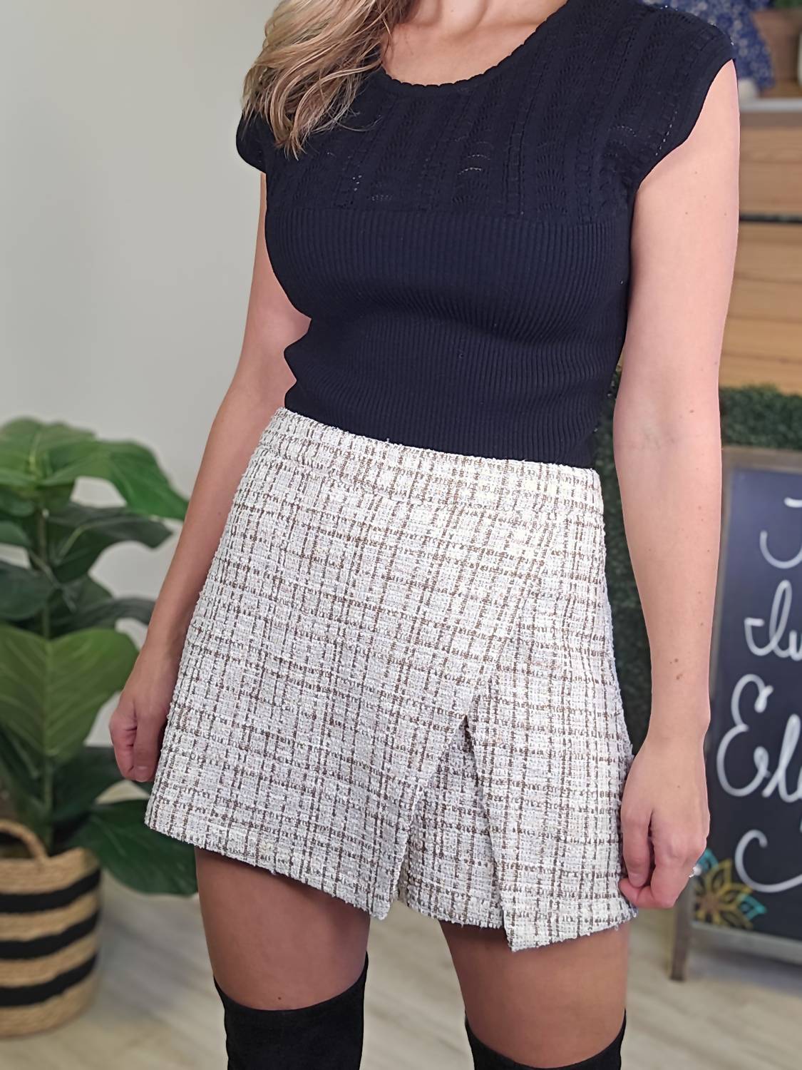 GILLI Maria Skort in tan - women's shorts - view 4