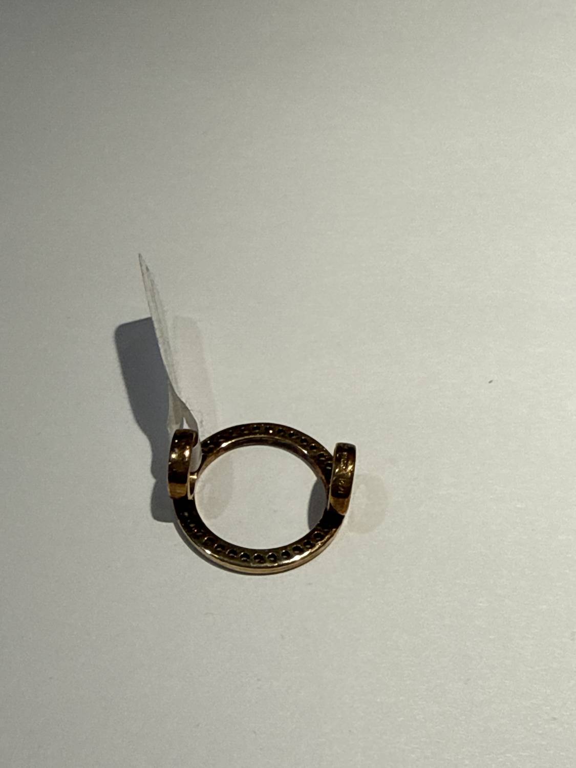 Story Jewellery Women's Saturn Ring Charm in gold - women's item - detail view