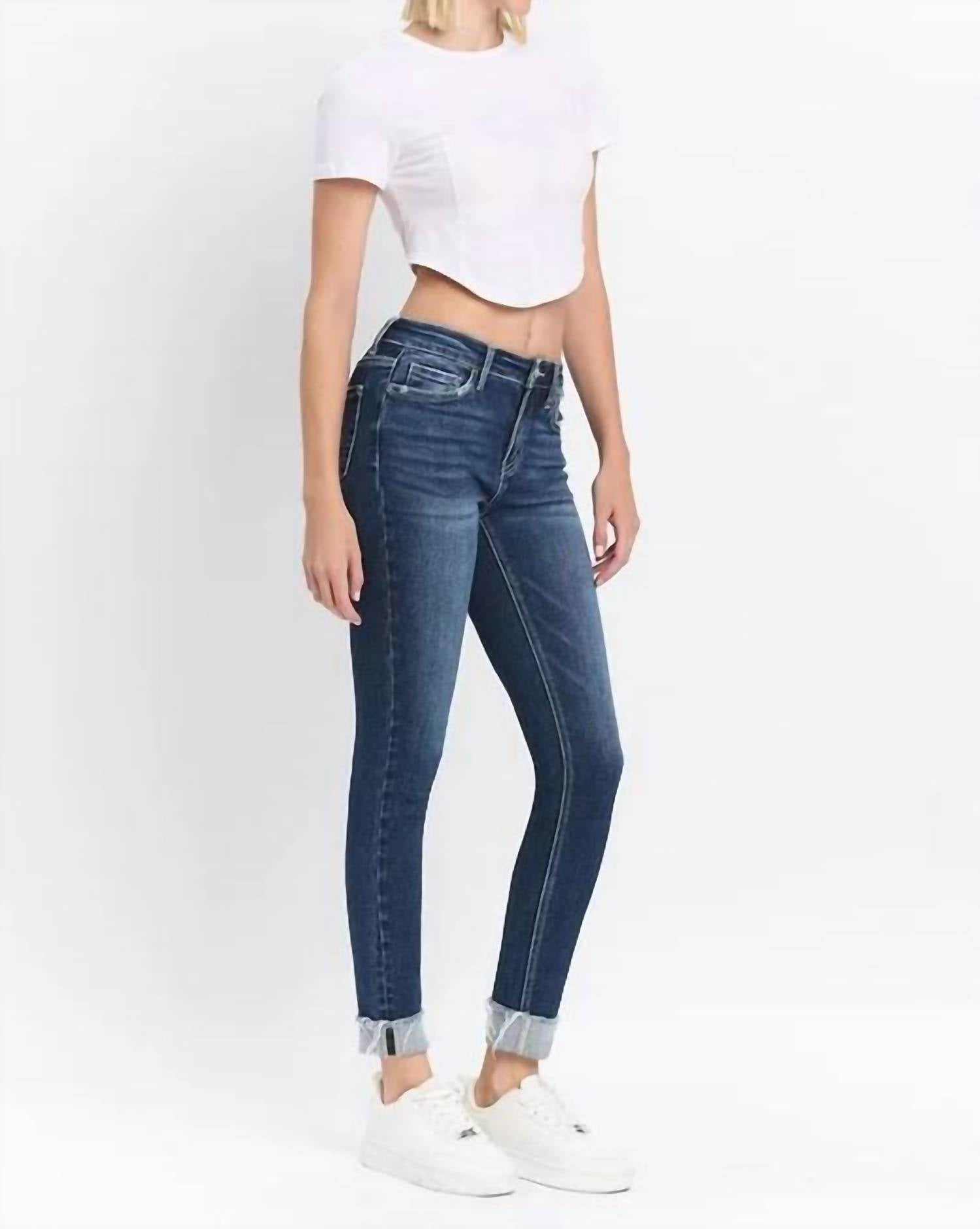 Vervet By Flying Monkey - Reflex Mid Rise Skinny Jeans