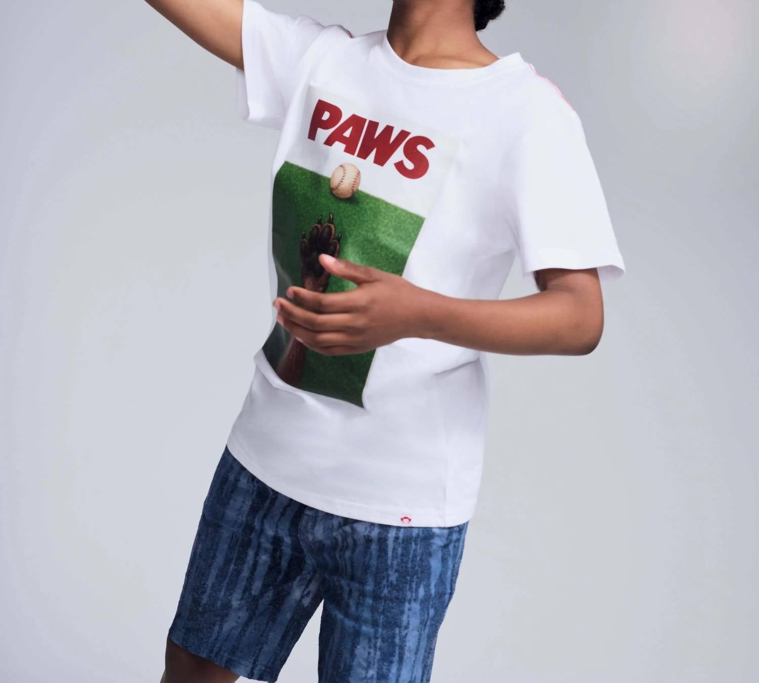 Appaman - Boy's Dog Paws Graphic Short Sleeve Tee