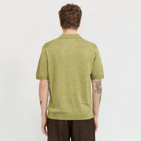 NN07 Thor Short Sleeve Cardigan in evergreen - men's sweater - view 4