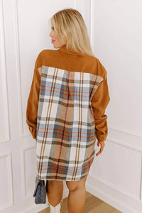 Meritt - Fall Fields Plaid Tunic - Plus
