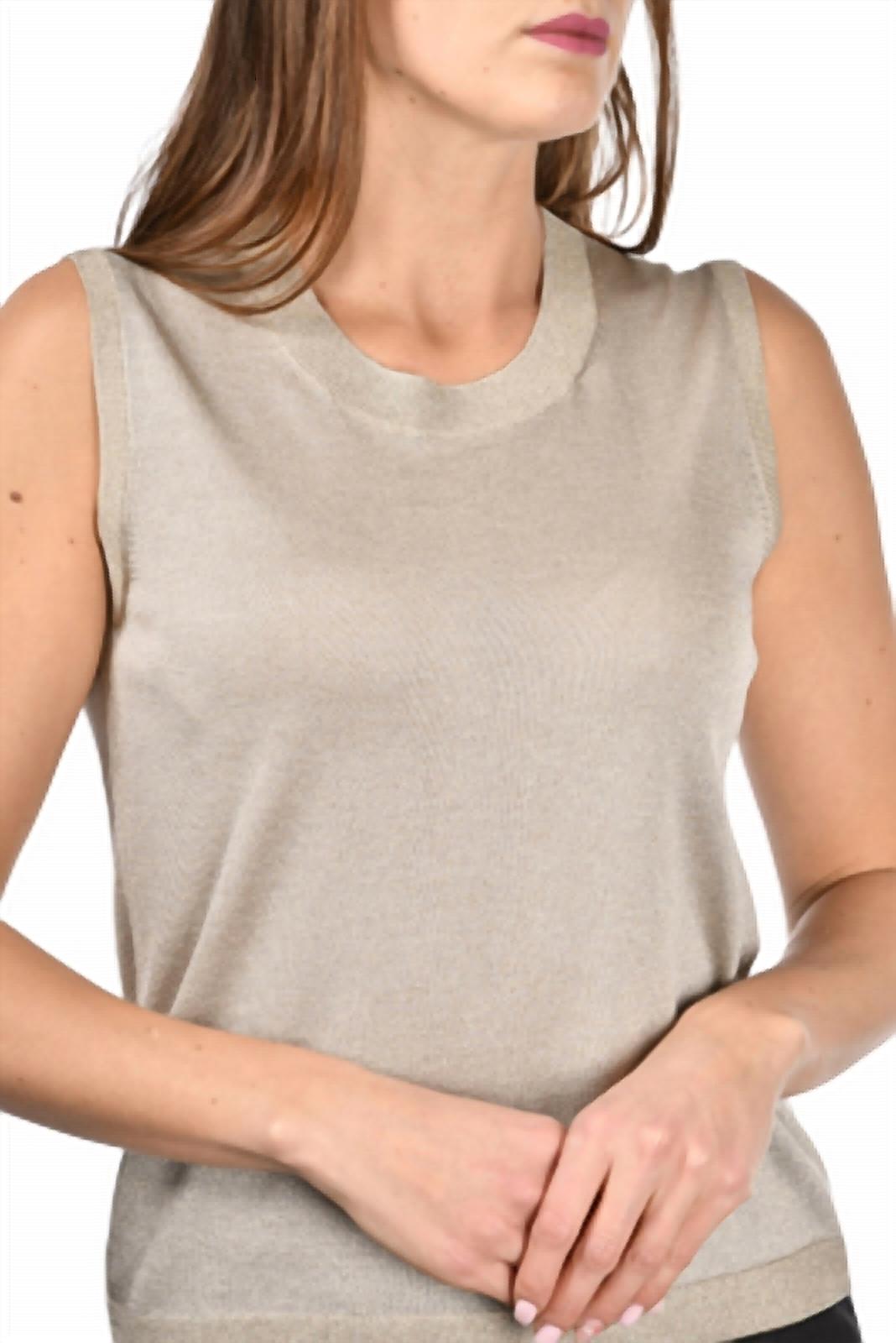 Gran Sasso - Lurex Sleeveless Tank Top
