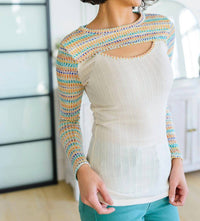 Sugarfox - Layered Cut Out Top