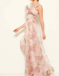 Ina Fashion - Rosette Detail Maxi Dress