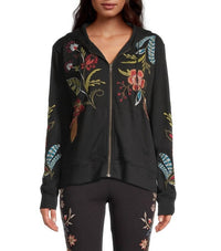 Johnny Was - Isabella Zip Up Thermal Hoodie