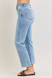 Judy Blue - Women's High Waist Ankle Straight Jeans