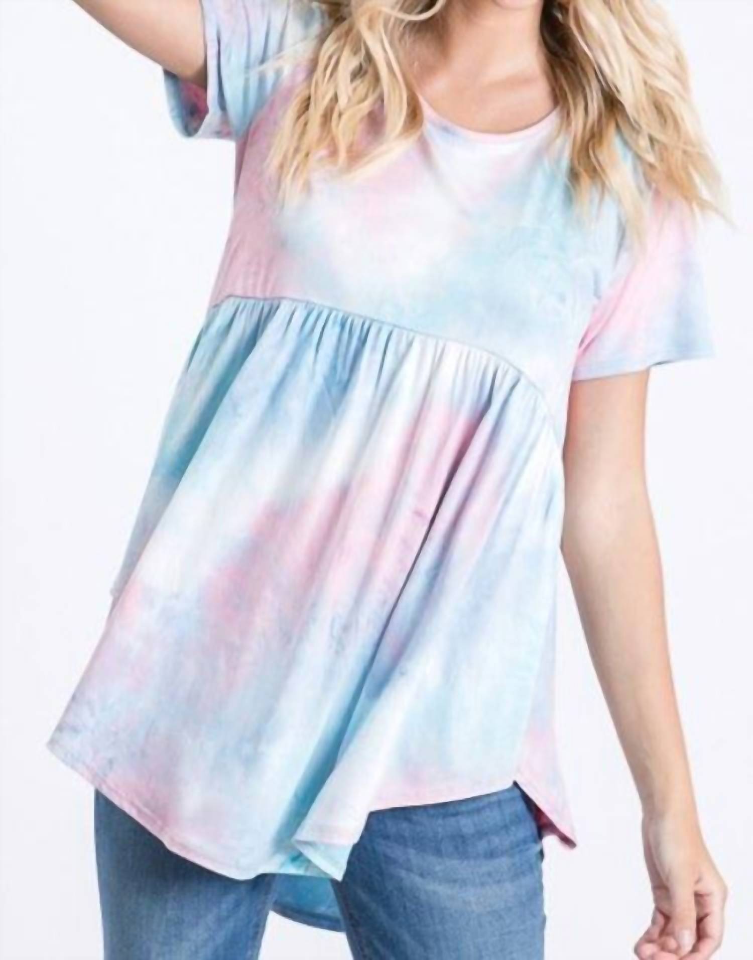 Heimish Usa - Cotton Candy Babydoll Top - PLUS