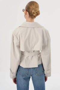 Lamarque - Quinn Cropped Trench Coat
