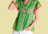 Ivy Jane - Tiered Woven Top