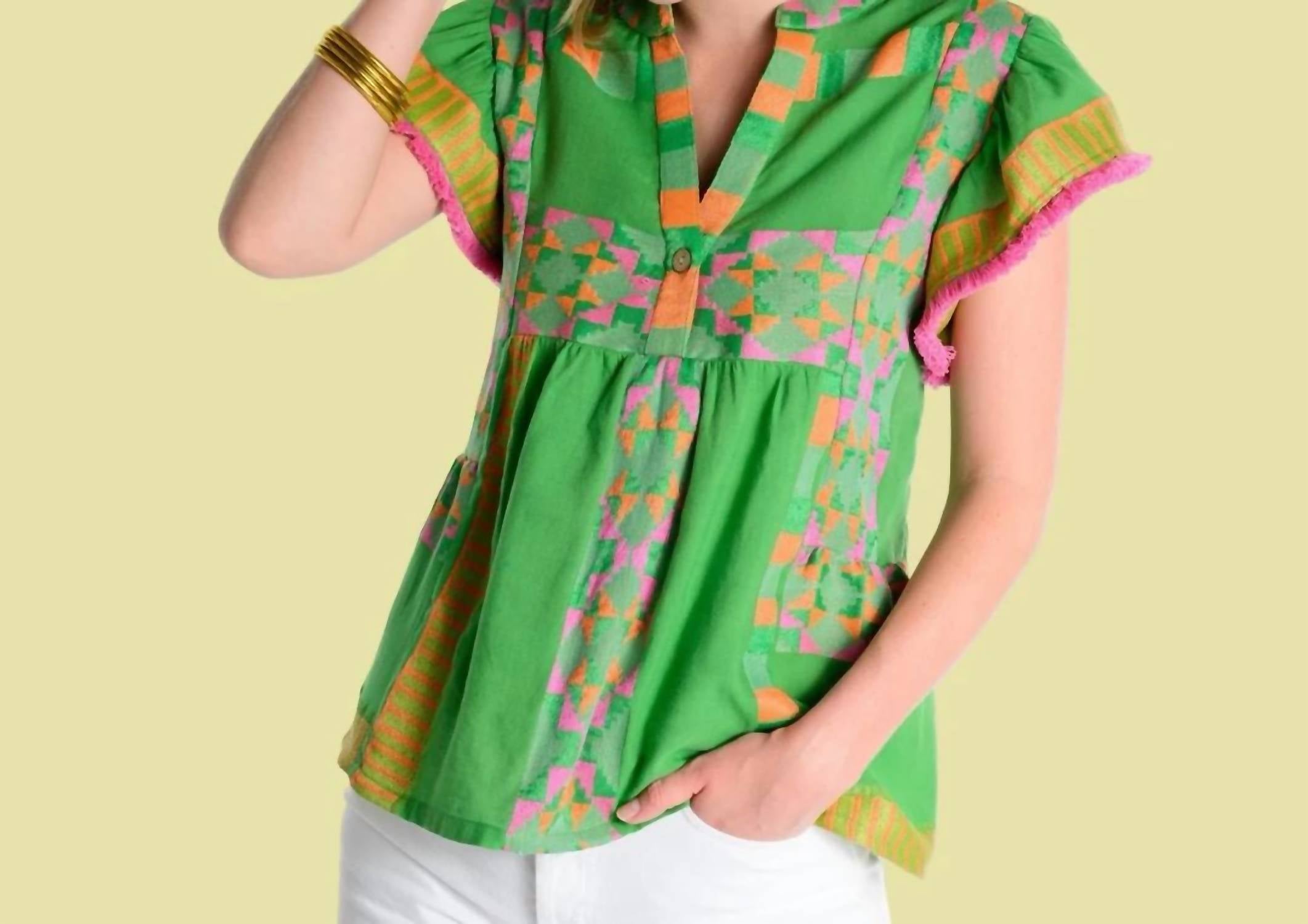Ivy Jane - Tiered Woven Top
